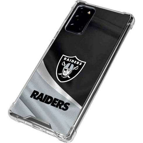 NFL Las Vegas Raiders Galaxy Note20 5G Clear Case