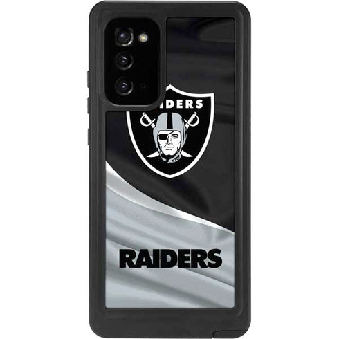NFL Las Vegas Raiders Galaxy Note20 5G Waterproof Case