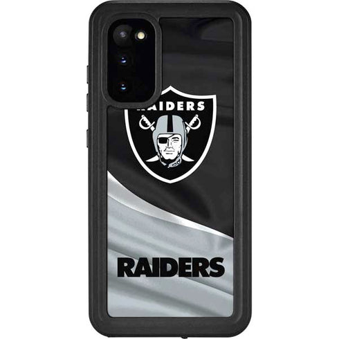 NFL Las Vegas Raiders Galaxy S20 Waterproof Case