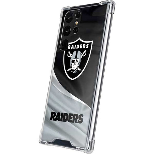 NFL Las Vegas Raiders Galaxy S22 Ultra Clear Case