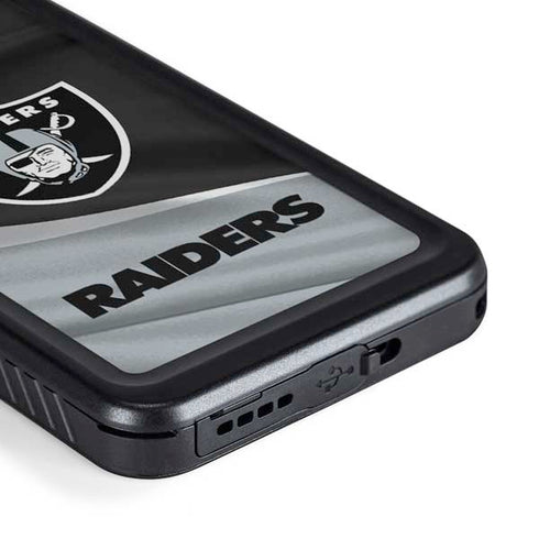 NFL Las Vegas Raiders Galaxy S23 Waterproof Case