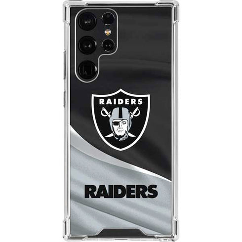 NFL Las Vegas Raiders Galaxy S24 Ultra Clear Case