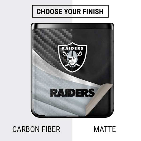 NFL Las Vegas Raiders Galaxy Z Flip Skin