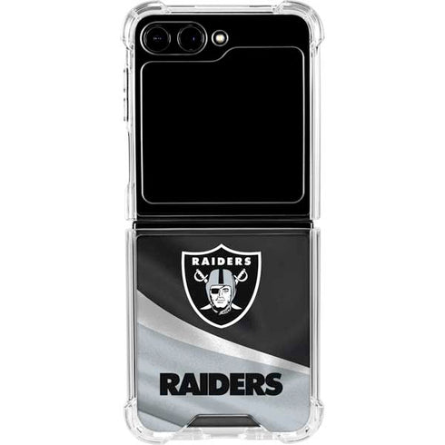 NFL Las Vegas Raiders Galaxy Z Flip5 5G Clear Case