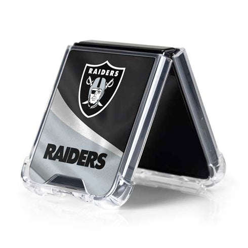 NFL Las Vegas Raiders Galaxy Z Flip5 5G Clear Case