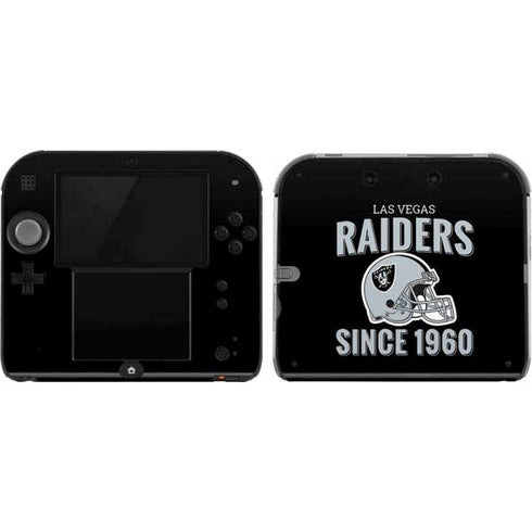 NFL Las Vegas Raiders Helmet Nintendo 2DS Skin