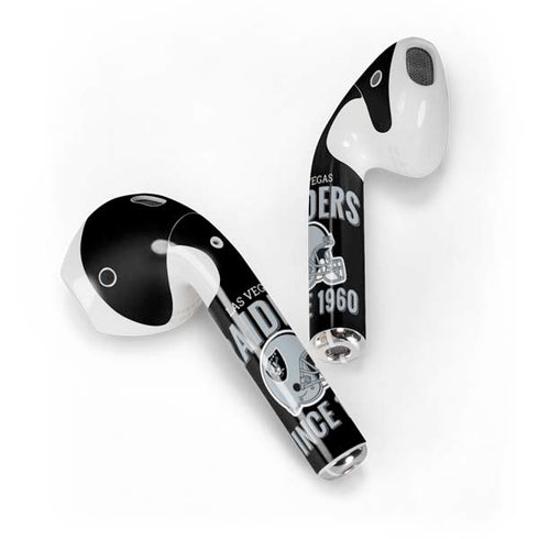 NFL Las Vegas Raiders Helmet Apple AirPods Skin