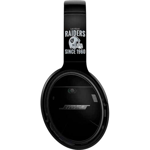 NFL Las Vegas Raiders Helmet Bose QuietComfort 35 Headphones Skin