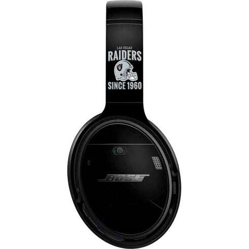 NFL Las Vegas Raiders Helmet Bose QuietComfort 35 II Headphones Skin