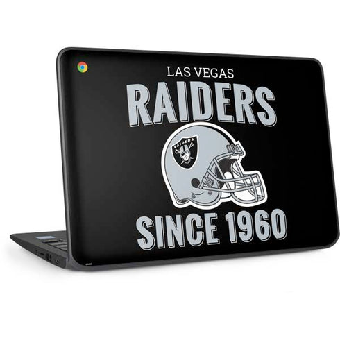 NFL Las Vegas Raiders Helmet HP Chromebook Skin