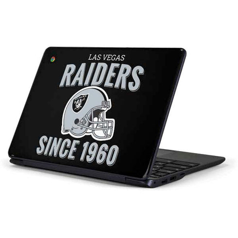 NFL Las Vegas Raiders Helmet Samsung Chromebook Skin