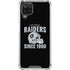 NFL Las Vegas Raiders Helmet Galaxy A12 Clear Case