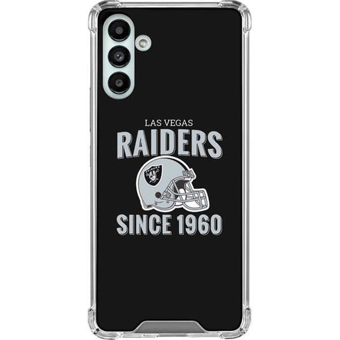 NFL Las Vegas Raiders Helmet Galaxy A13 5G Clear Case