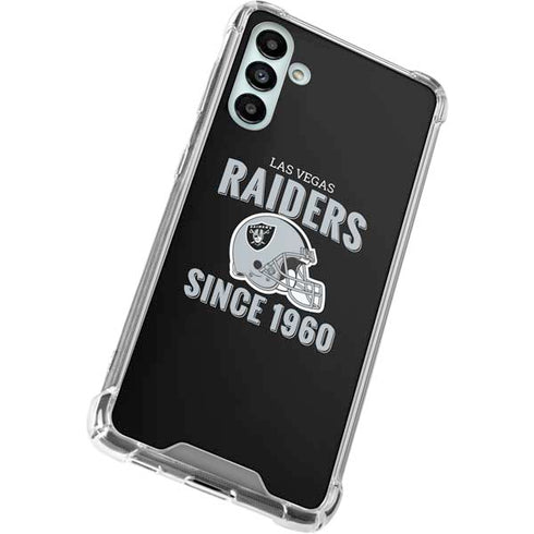 NFL Las Vegas Raiders Helmet Galaxy A13 5G Clear Case