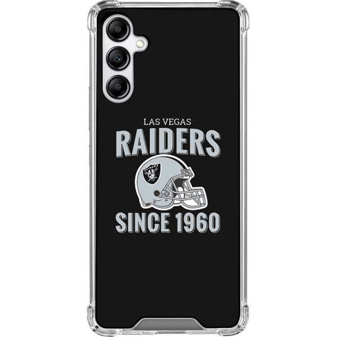 NFL Las Vegas Raiders Helmet Galaxy A14 5G Clear Case