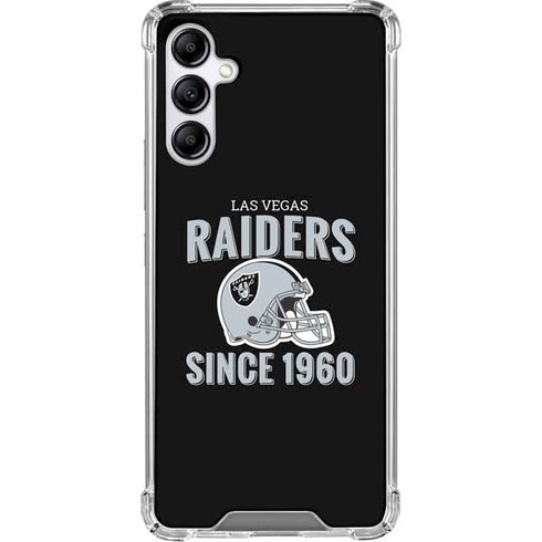 NFL Las Vegas Raiders Helmet Galaxy A15 5G Clear Case