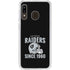 NFL Las Vegas Raiders Helmet Galaxy A20 Clear Case