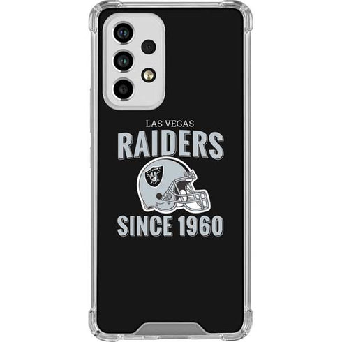 NFL Las Vegas Raiders Helmet Galaxy A33 5G Clear Case
