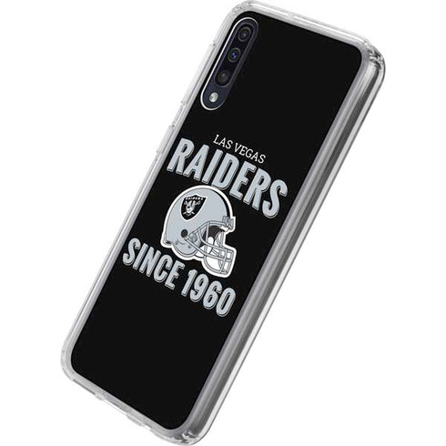 NFL Las Vegas Raiders Helmet Galaxy A50 Clear Case