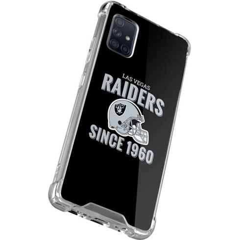 NFL Las Vegas Raiders Helmet Galaxy A51 5G Clear Case