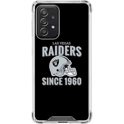 NFL Las Vegas Raiders Helmet Galaxy A52 5G Clear Case