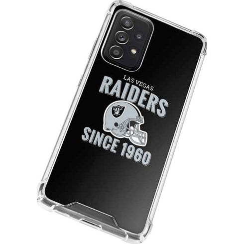 NFL Las Vegas Raiders Helmet Galaxy A52 5G Clear Case