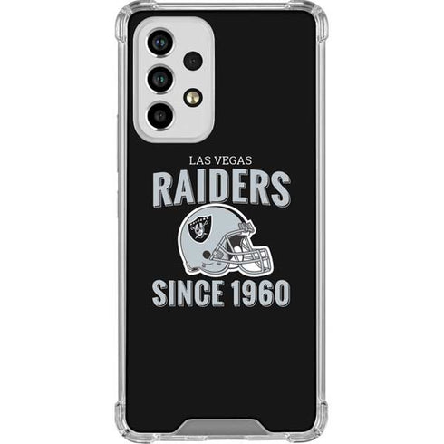 NFL Las Vegas Raiders Helmet Galaxy A53 5G Clear Case
