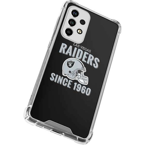 NFL Las Vegas Raiders Helmet Galaxy A53 5G Clear Case