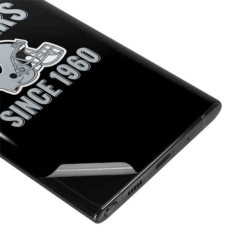NFL Las Vegas Raiders Helmet Galaxy Note 10 Plus Skin