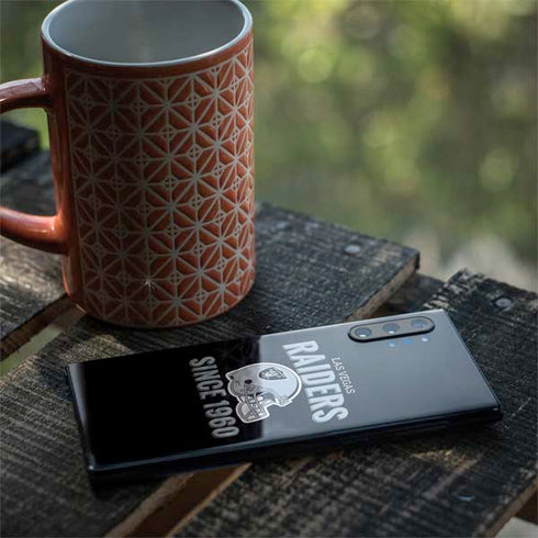NFL Las Vegas Raiders Helmet Galaxy Note 10 Plus Skin