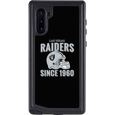 NFL Las Vegas Raiders Helmet Galaxy Note 10 Waterproof Case