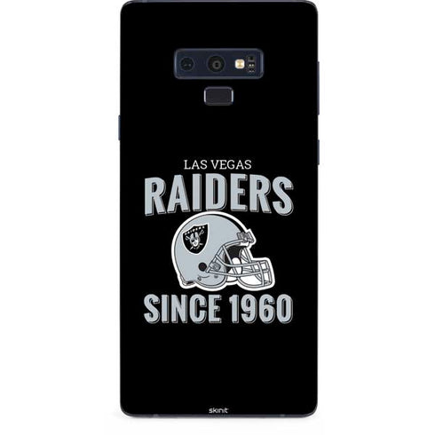 NFL Las Vegas Raiders Helmet Galaxy Note 9 Skin