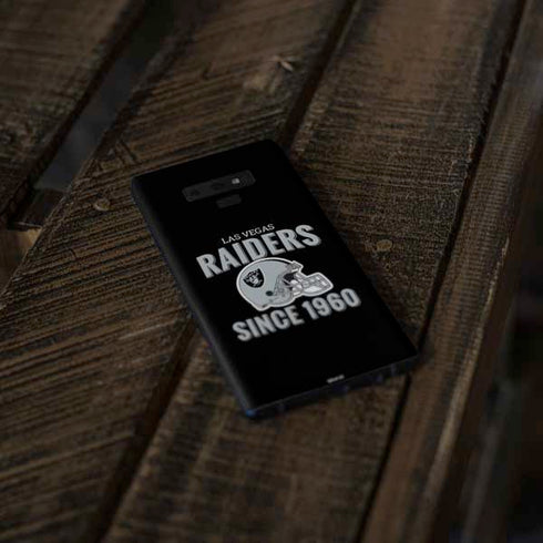 NFL Las Vegas Raiders Helmet Galaxy Note 9 Skin