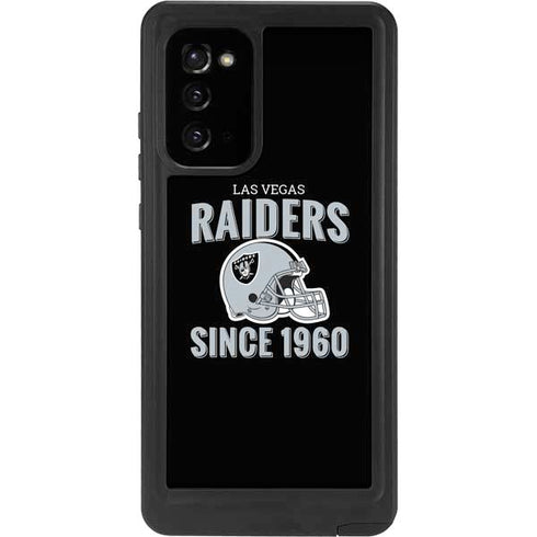 NFL Las Vegas Raiders Helmet Galaxy Note20 5G Waterproof Case