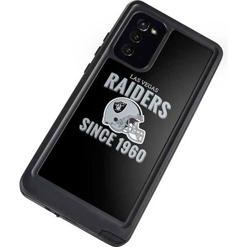NFL Las Vegas Raiders Helmet Galaxy Note20 5G Waterproof Case