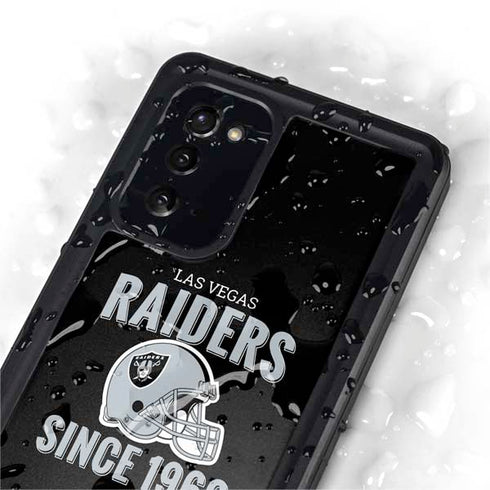 NFL Las Vegas Raiders Helmet Galaxy Note20 5G Waterproof Case