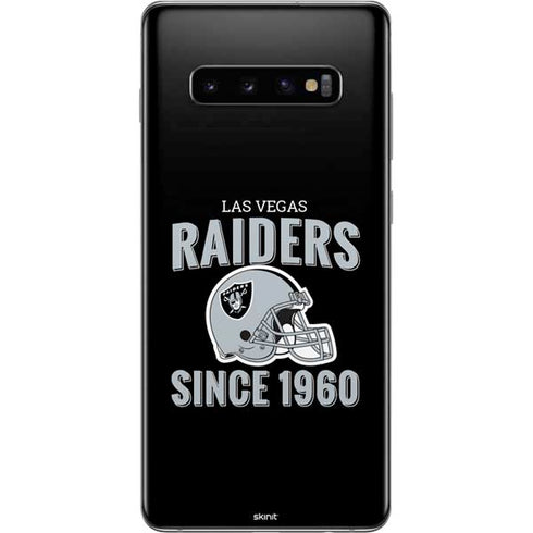 NFL Las Vegas Raiders Helmet Galaxy S10 Plus Skin