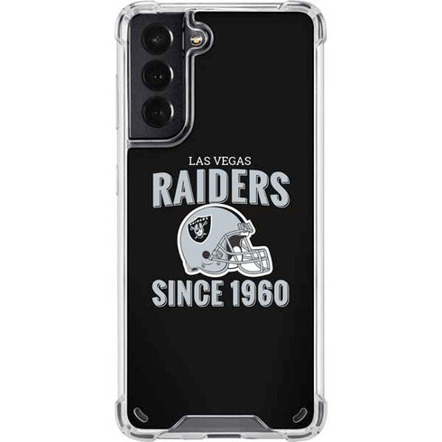 NFL Las Vegas Raiders Helmet Galaxy S21 5G Clear Case
