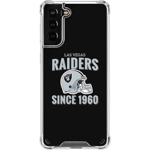 NFL Las Vegas Raiders Helmet Galaxy S21 Plus 5G Clear Case