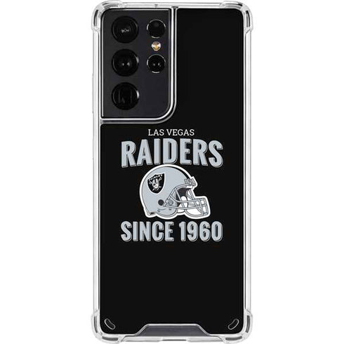 NFL Las Vegas Raiders Helmet Galaxy S21 Ultra 5G Clear Case