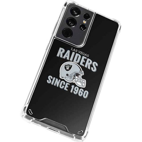 NFL Las Vegas Raiders Helmet Galaxy S21 Ultra 5G Clear Case