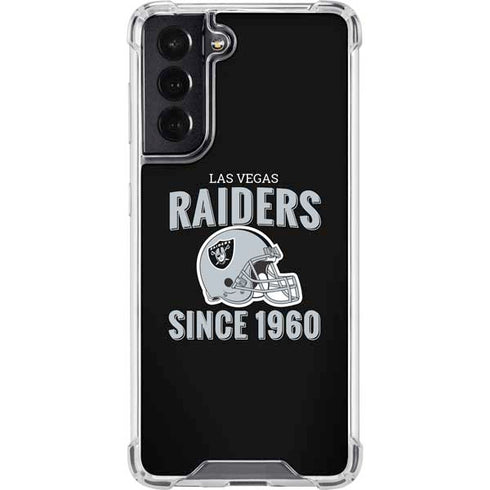 NFL Las Vegas Raiders Helmet Galaxy S22 Clear Case