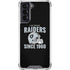 NFL Las Vegas Raiders Helmet Galaxy S22 Clear Case