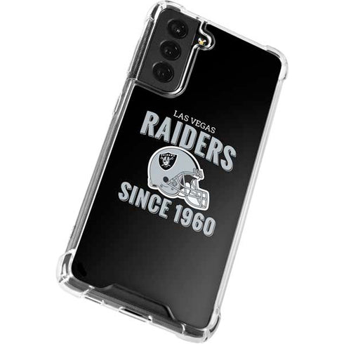 NFL Las Vegas Raiders Helmet Galaxy S22 Clear Case