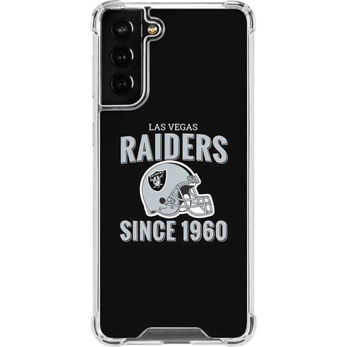 NFL Las Vegas Raiders Helmet Galaxy S22 Plus Clear Case