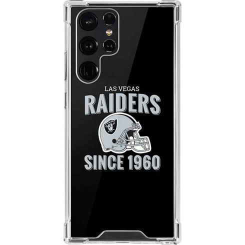 NFL Las Vegas Raiders Helmet Galaxy S22 Ultra Clear Case