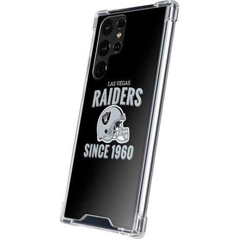 NFL Las Vegas Raiders Helmet Galaxy S22 Ultra Clear Case