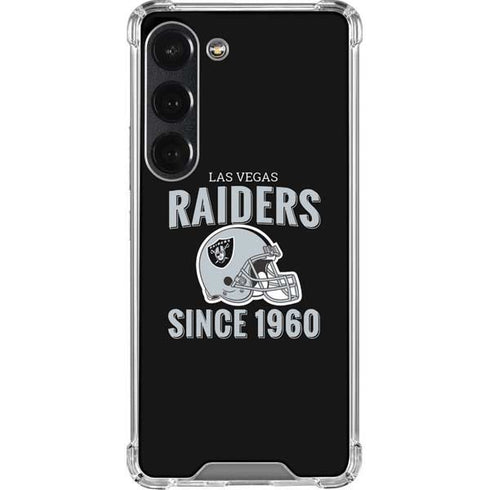 NFL Las Vegas Raiders Helmet Galaxy S23 Clear Case