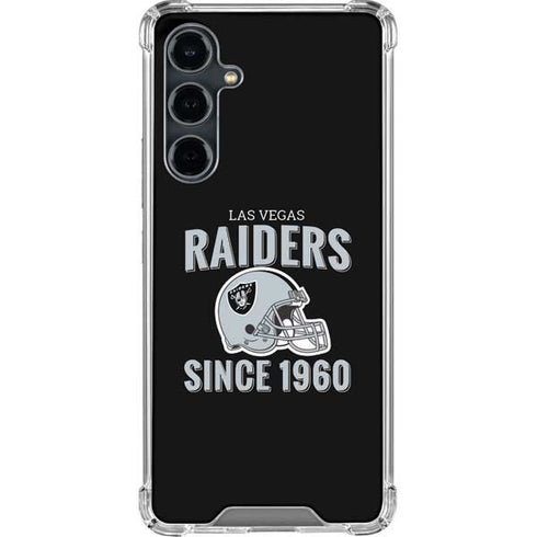 NFL Las Vegas Raiders Helmet Galaxy S23 FE Clear Case