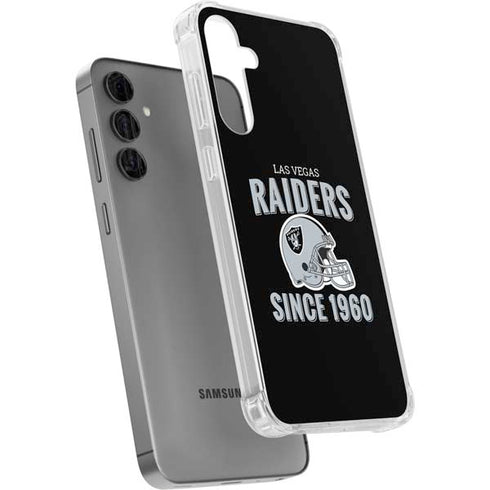 NFL Las Vegas Raiders Helmet Galaxy S24 Plus Clear Case